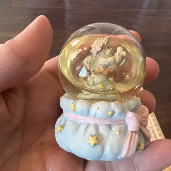 Vintage Dreamsicle Cherub Angel Christmas Globe - Picture 2 of 7